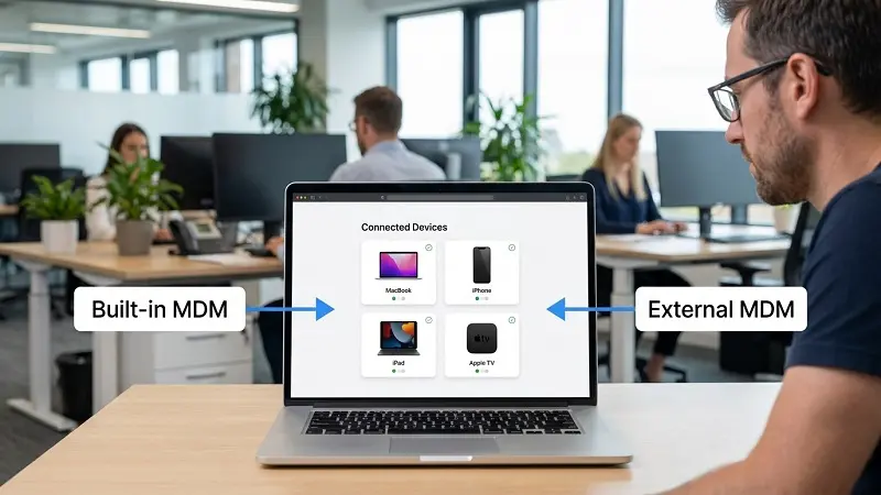 Automated Device Enrolment for company Mac iPhone and iPad setup