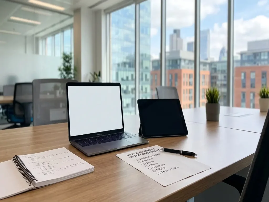 Apple Business Manager setup checklist for UK and US businesses