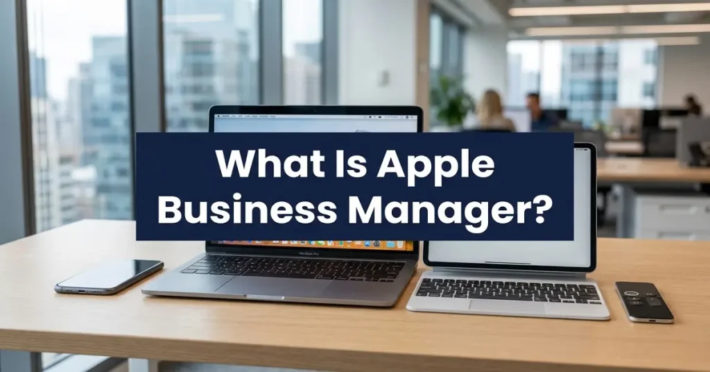 What Is Apple Business Manager guide for managing Apple devices at work